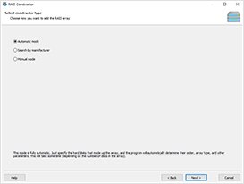 Severely damaged arrays, unknown configurations and advanced recovery options