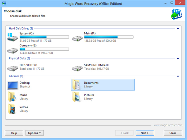 Magic Word Recovery 4.6 downloading